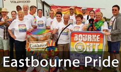 Eastbourne Gay Pride Flags